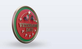 3d-veteranentag afghanistan, der linke ansicht darstellt foto