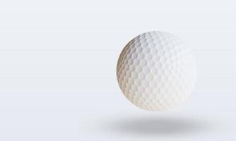 3D-Sportball-Golfball-Rendering-Draufsicht foto