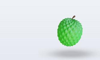 3D-Früchte Sauerampfer, der die rechte Ansicht wiedergibt foto
