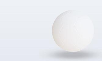 3D-Sportball Futsal-Ball, der die rechte Ansicht wiedergibt foto