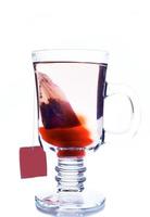 Tee in einem Glas foto