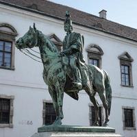 Budapest, Ungarn, 2014. Statue von Hadik Andras in Budapest foto