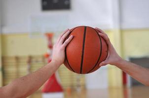 Basketball-Wettbewerbskonzept foto