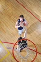 Ansicht Basketball spielen foto