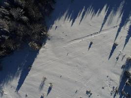 Blick auf die Winterlandschaft foto