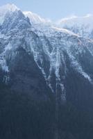 Blick auf die Berglandschaft foto