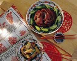 chinesisch - essen schweinefleisch foto