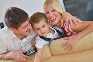 Familie zu Hause foto