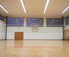 leere Schulturnhalle foto