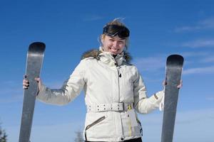 Winterfrau Ski foto