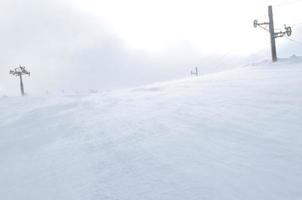 Blick auf die Winterlandschaft foto