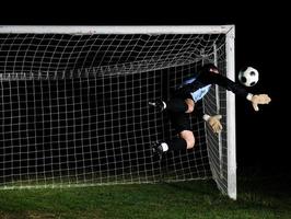 Fußballspieleransicht foto