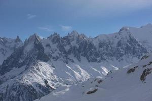 Blick auf die Berglandschaft foto