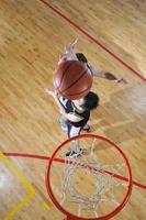 Ansicht Basketball spielen foto