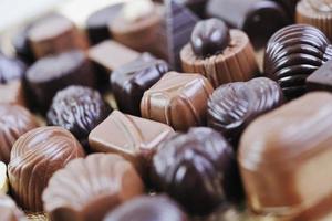 Schokolade und Praline foto