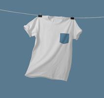Taschen-T-Shirt-Modell foto