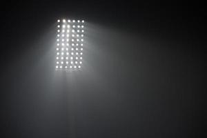 Blick auf die Lichter des Stadions foto