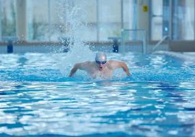 Schwimmer-Sportler-Porträt foto