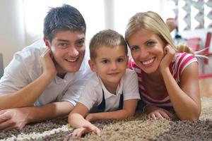 Familie zu Hause foto