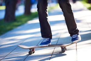 Skateboarder-Porträt foto