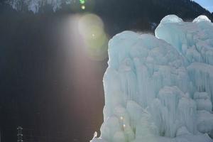 Blick auf die Winterlandschaft foto