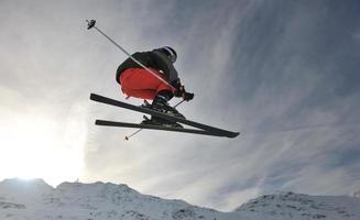 extreme Freestyle-Skisprungschanze foto