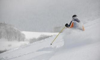 Ski-Freeride-Ansicht foto