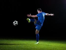 Fußballspieleransicht foto