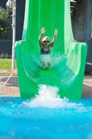 Schwimmer im Pool foto