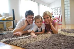 Familie zu Hause foto