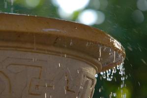 Blick auf den Wasserbrunnen foto