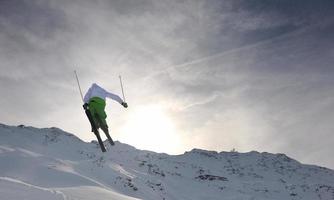 extreme Freestyle-Skisprungschanze foto