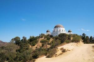 los angeles - juli 2022 griffith observatory gebäude in kalifornien. foto