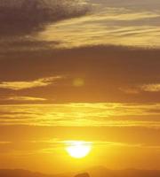 Himmel bei Sonnenuntergang Sommer Natur Hintergrund foto