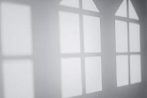 Fensterschatten für Overlay-Hintergrund. minimalistische und elegante Fotoeffekte foto