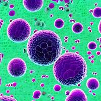 Bakterien und Viren auf der Oberfläche von Haut, Schleimhaut oder Darm, Modell von Mers, HIV, Grippe, Escherichia coli, Salmonellen, Klebsiella, Legionellen, Mycobacterium tuberculosis, Modell von Mikroben foto