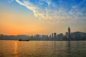 Skyline der Stadt Hongkong