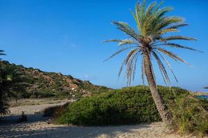 Wunderschönes Landschaftsfoto von der Insel Kreta, Griechenland. Sommernatur von Kreta. Chill-Tourismus aus dem Mittelmeer foto