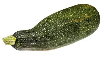 grüne Zucchini isoliert foto