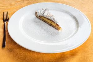 traditioneller sizilianischer süßer zitronenkuchen foto