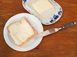 Brot und Butter-Sandwich foto