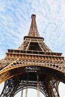 Blick auf den Eiffelturm in Paris foto