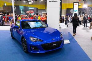 bangkok, thailand - 17. oktober 2019 subaru brz in bangkok international motor show 2019 foto