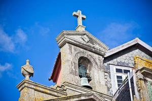 Detail der Steinkirche, Porto, Portugal foto