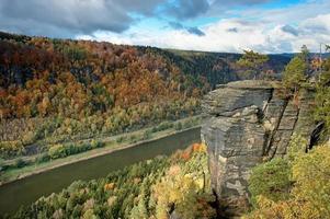 Landschaft aus Sandsteinfelsen foto