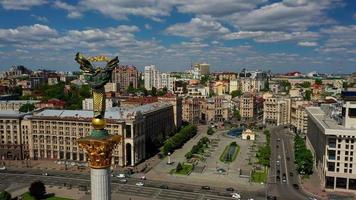 30.05.2020 Kiew Ukraine. Luftbild von Maidan Nesaleschnosti. foto