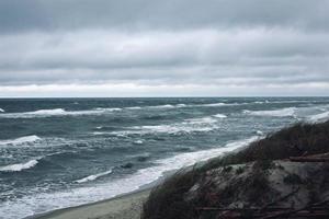 Sturm auf dem Meer foto