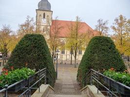 die stadt nottuln in den deutschen baumbergen foto