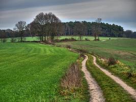 wandern bei reken im deutschen münsterland foto