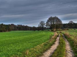 wandern bei reken im deutschen münsterland foto